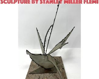 Lot 1444 Abstract welded steel sculpture by Stanley Miller Flemi