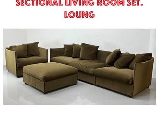 Lot 1466 CASSINA Mario Bellini Sectional Living room Set. Loung