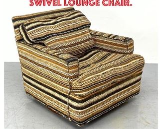 Lot 1465 Dunbar Attributed Swivel Lounge Chair. 