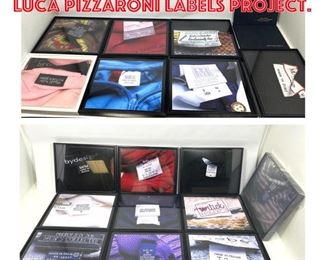 Lot 1499 17 Photographs 2 books. LUCA PIZZARONI Labels project. 