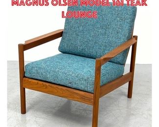 Lot 1502 Kai Kristiansen for Magnus Olsen model 161 teak lounge 