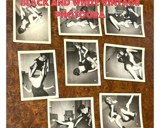 Lot 1531 8pcs Fetish Snapshots. Black and white vintage photogra
