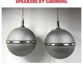 Lot 1533 Pair of Audiorama Speakers by Grundig