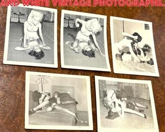 Lot 1536 Fetish Snapshots. Black and white vintage photographs. 