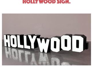 Lot 1540 Light up HOLLYWOOD Sign. 
