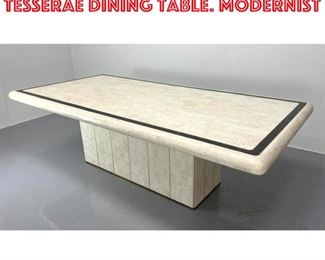 Lot 1545 MAITLAND SMITH Marble Tesserae Dining Table. Modernist 