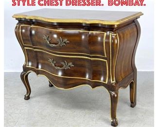 Lot 1560 John Widdicomb French Style Chest Dresser. Bombay. 