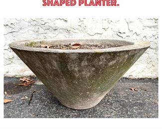 Lot 1565 Vintage Cone Shaped Planter. 
