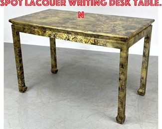 Lot 1601 Smith and Watson Oil Spot Lacquer Writing Desk Table. N