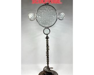 Lot 1624 Industrial Magiscope Sculpture. 