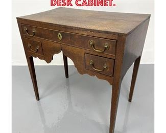 Lot 1629 Antique Low Boy Desk Cabinet. 