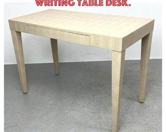 Lot 1643 Faux Snakeskin 1 Drawer Writing Table Desk. 