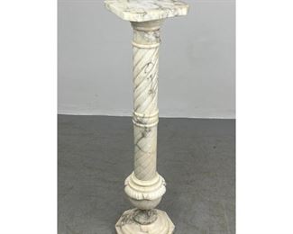 Lot 1654 Marble Pedestal Stand. 
