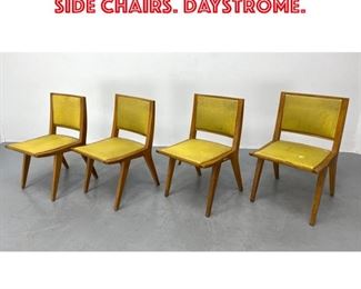 Lot 1709 Set 4 Modernist Dining Side Chairs. Daystrome. 
