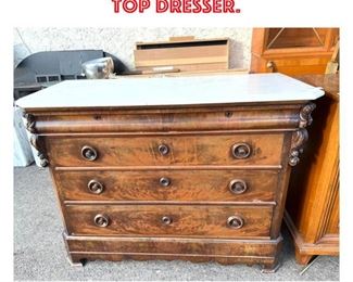Lot 1715 Victorian Marble Top Dresser. 