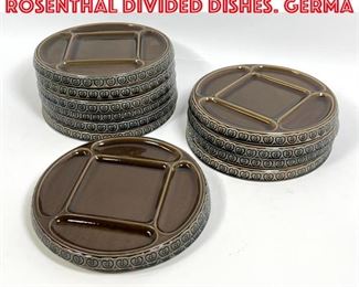 Lot 1723 12pc Set Bjorn Wiinblad Rosenthal Divided Dishes. Germa