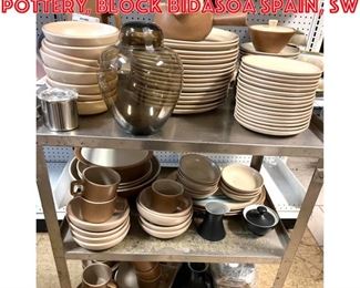 Lot 1730 Poppy Trail California Pottery, Block Bidasoa Spain, Sw