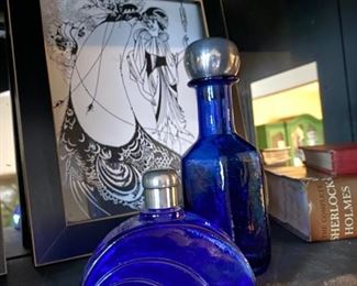 Cobalt Blue Bottles |Vintage Perfume Bottles
