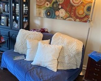 IKEA convertible sofa -> double bed. Super Cool!!