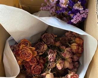 Dried Flowers - Some crafting + sewing supplies as well (not photographed)