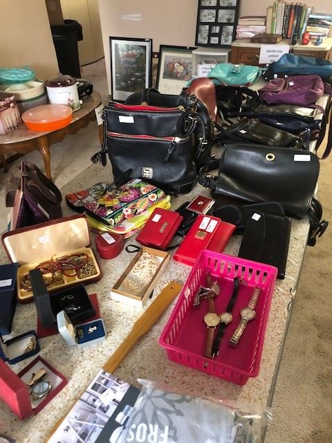 Purses and jewelry