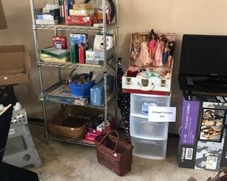 Box of Barbies, games and misc