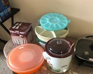Tupperware and small appiances