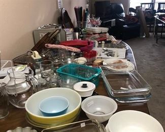 Vintage Pyrex and household