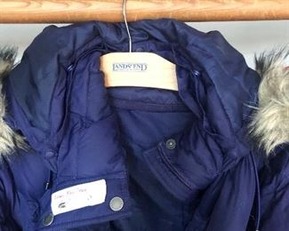 Lands End down coat