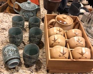 Japanese tea sets