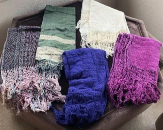 Colorful scarves