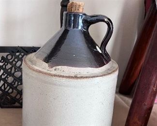 Vtg. jug crock 