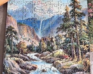 2 Vtg. small thick puzzles 