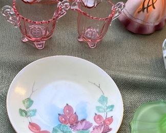 Handpainted small Vtg. plate 