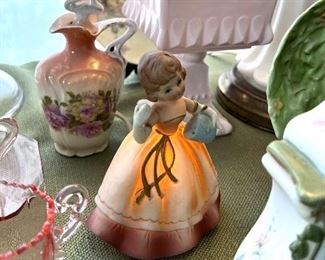 Vtg. girl night light