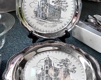 1862 - 1962 Immanuel Lutheran Church of East Dundee Plates  