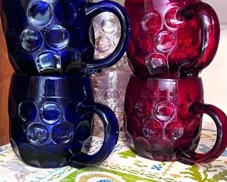 6 Thumbprint coffee mugs