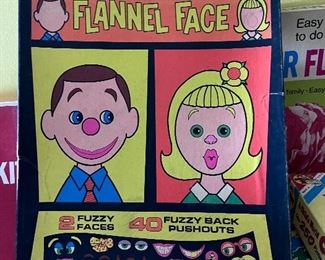 Vtg. Mr. & Mrs Flannel Face game