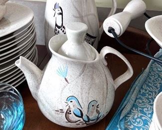  Bob White, Red Wing Quail coffee pot WILL NOT BE DISCOUNTED 