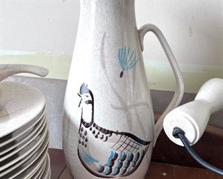  Bob White, Red Wing Quail large15"  pitcher WILL NOT BE DISCOUNTED 