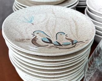  Bob White, Red Wing Quail 14 bread  plates    WILL NOT BE DISCOUNTED 