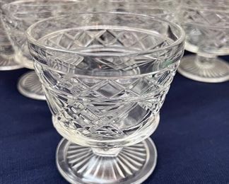 Vtg. Hazel Atlas Big Top sherbet glasses 