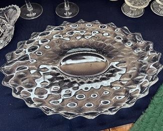 Vtg. Fostoria American pattern - oval plate