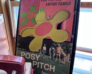 Vtg. Posy Pitch game