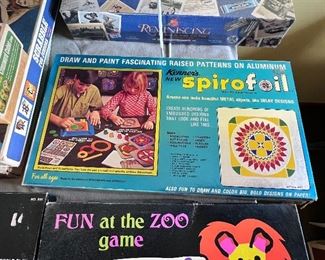 Vtg. Spirofoil game