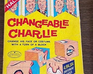 Vtg. Changeable Charlie  game