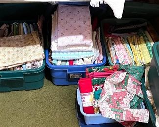 Lots of fabric