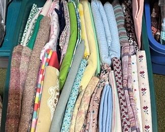 Lots of fabric
