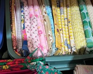 Lots of fabric