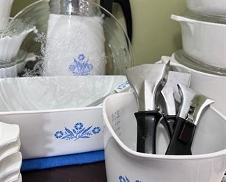 Lots of Great  Corning Ware Blue Cornflower 